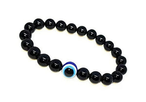 BLACK TOURMALINE NEGATIVITY REMOVAL HEALING BRACELET