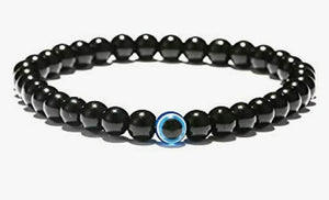 BLACK TOURMALINE NEGATIVITY REMOVAL HEALING BRACELET