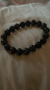 BLACK TOURMALINE NEGATIVITY REMOVAL HEALING BRACELET