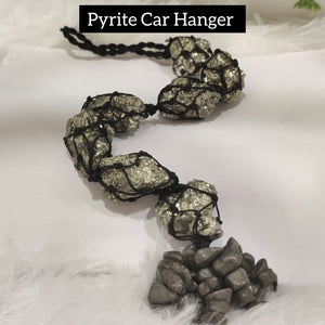 Pyrite Hanging for Car or Shop