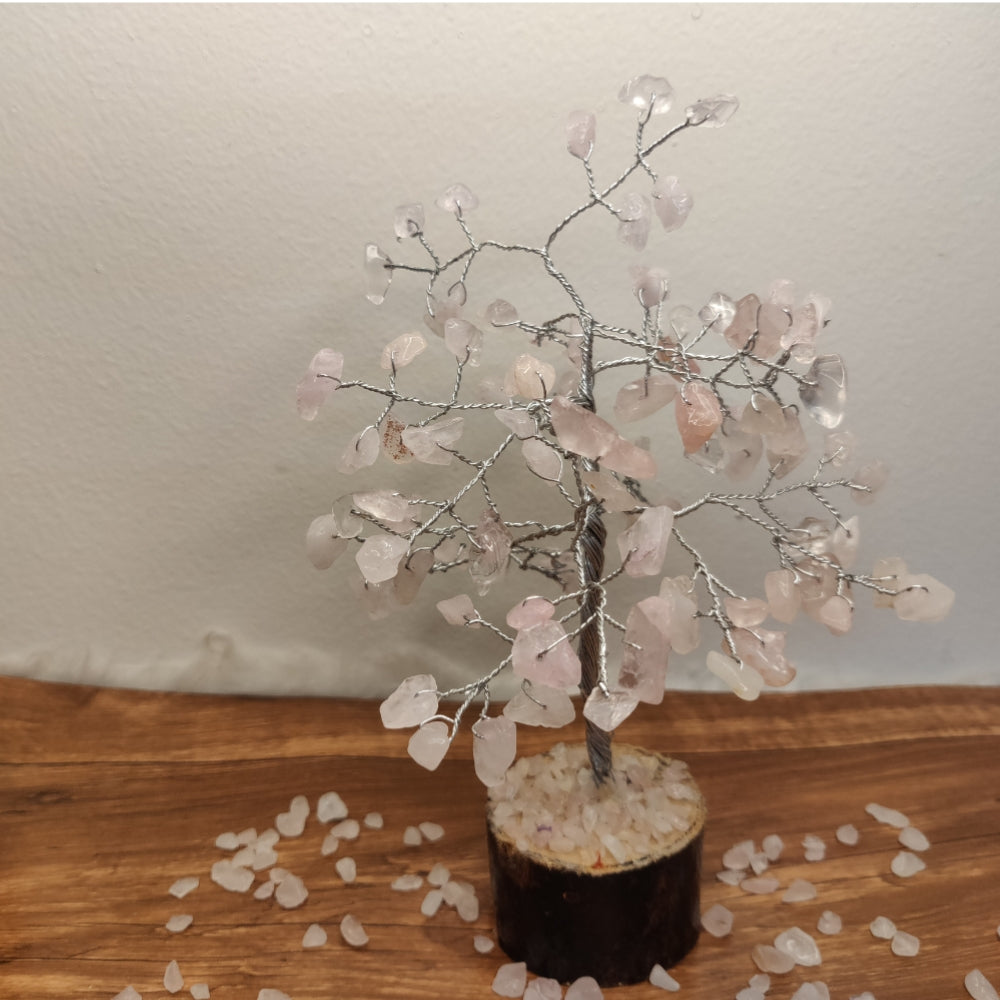 Rose Quartz Crystal Love Tree for a Loving Home & Healthy Relationships