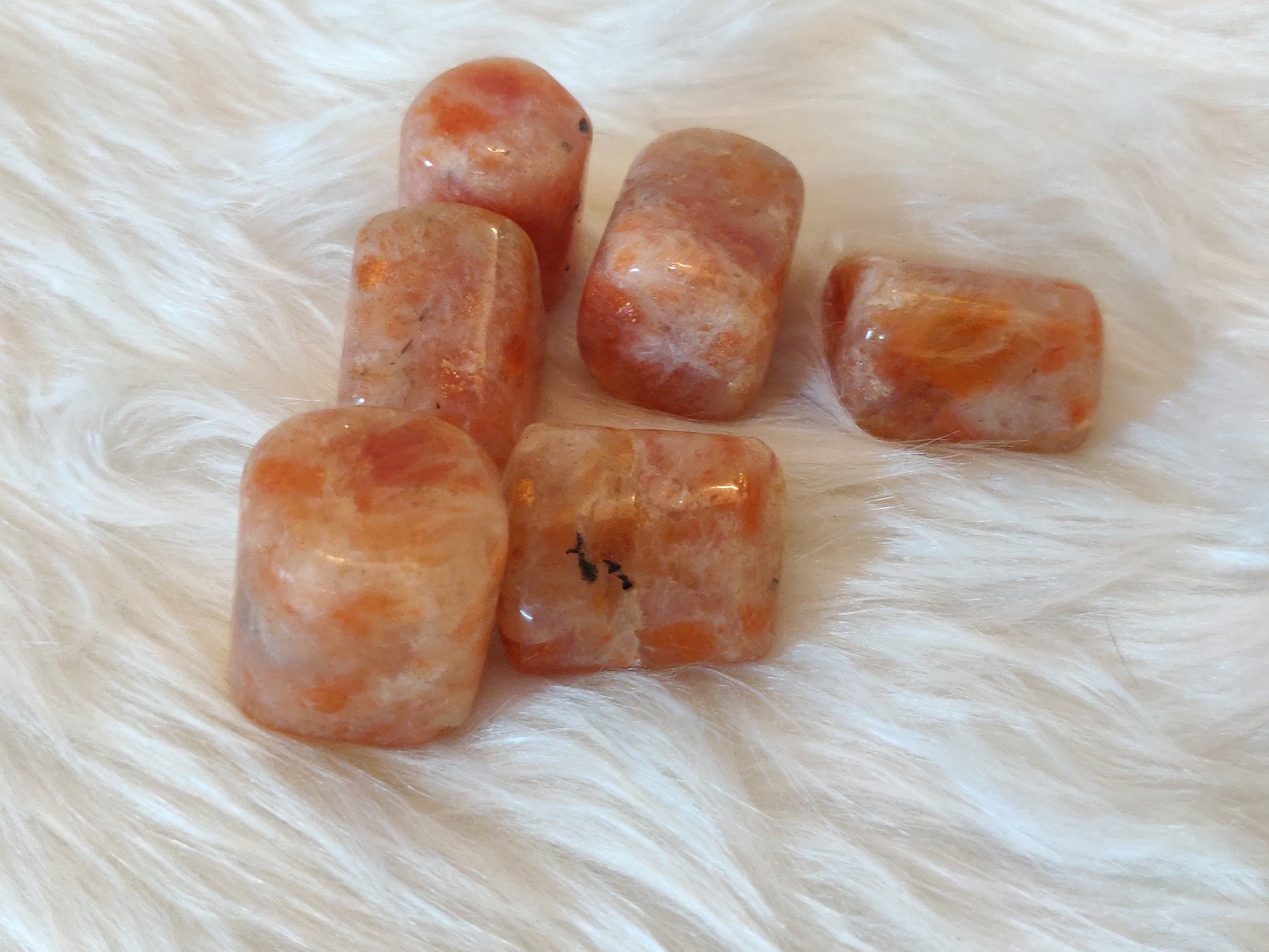 Sunstone Tumble Stone for Heightened Intuition