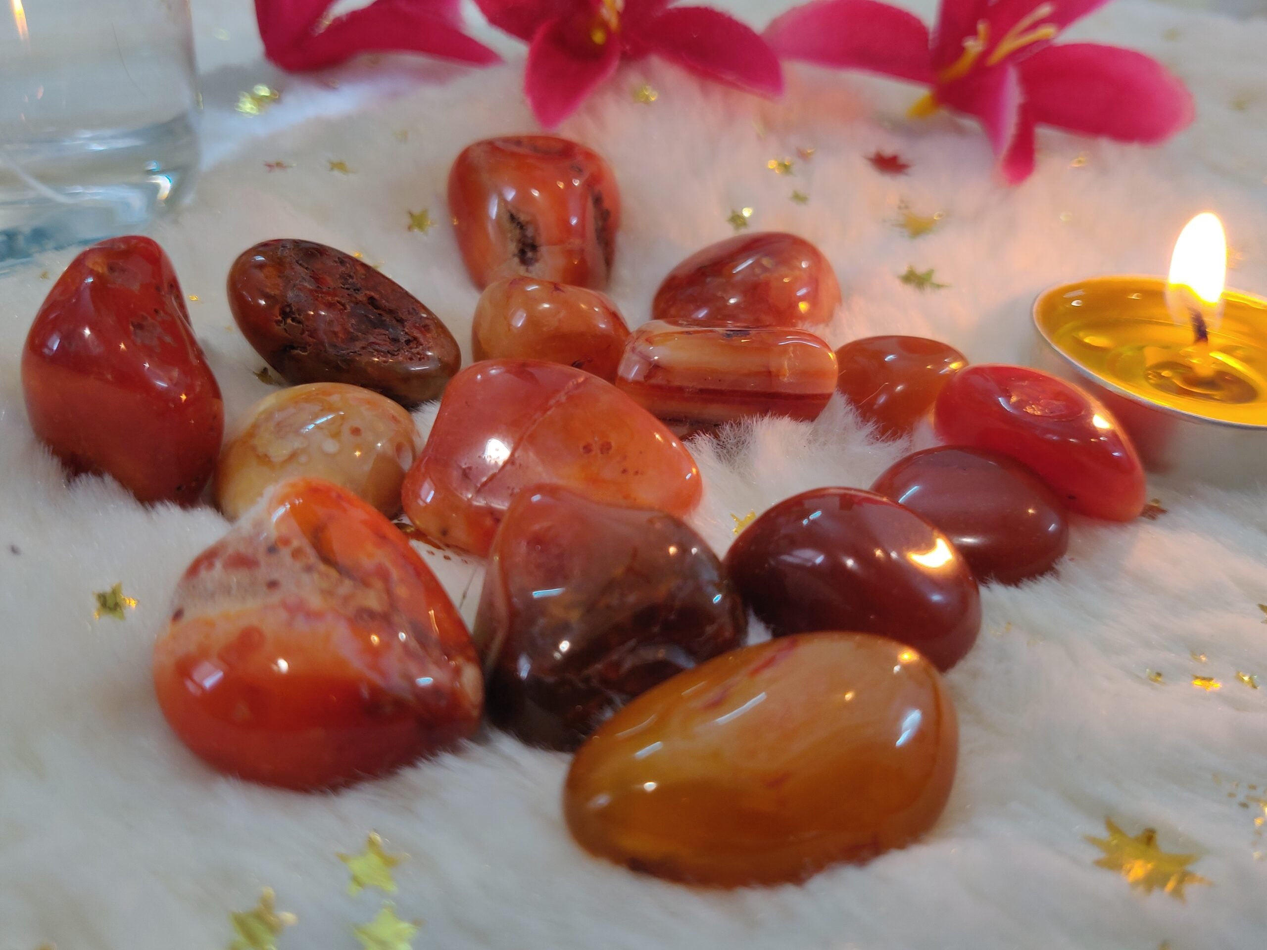 Carnelian Tumble Stone for Career Advancement & Creativity