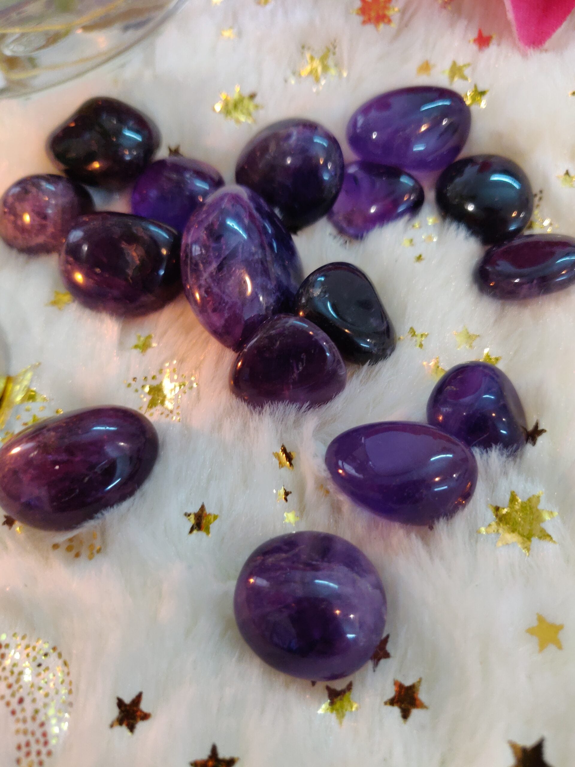 Amethyst Tumble Stone for Health & Peace