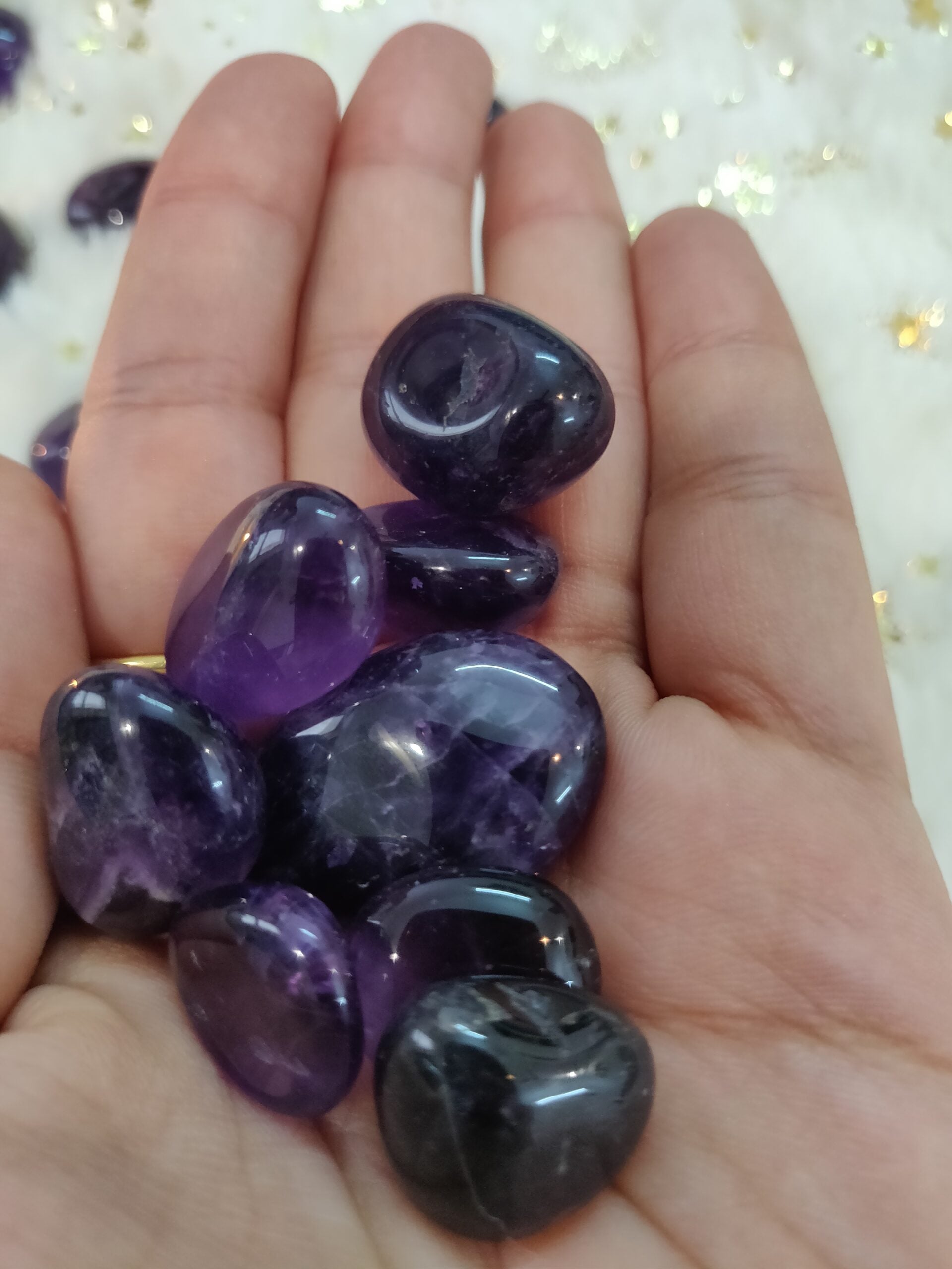 Amethyst Tumble Stone for Health & Peace