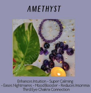 Amethyst Heart Pendant for Stress & Anxiety