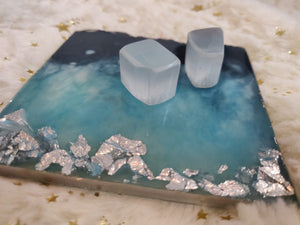 Selenite Tumble Stone for Enhancing Team Spirit & Meditation