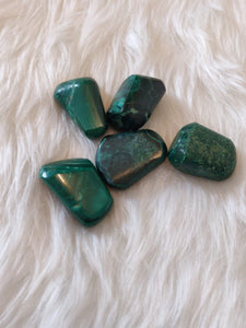 Malachite Tumble Stone for Immunity & Respiratory System boosting