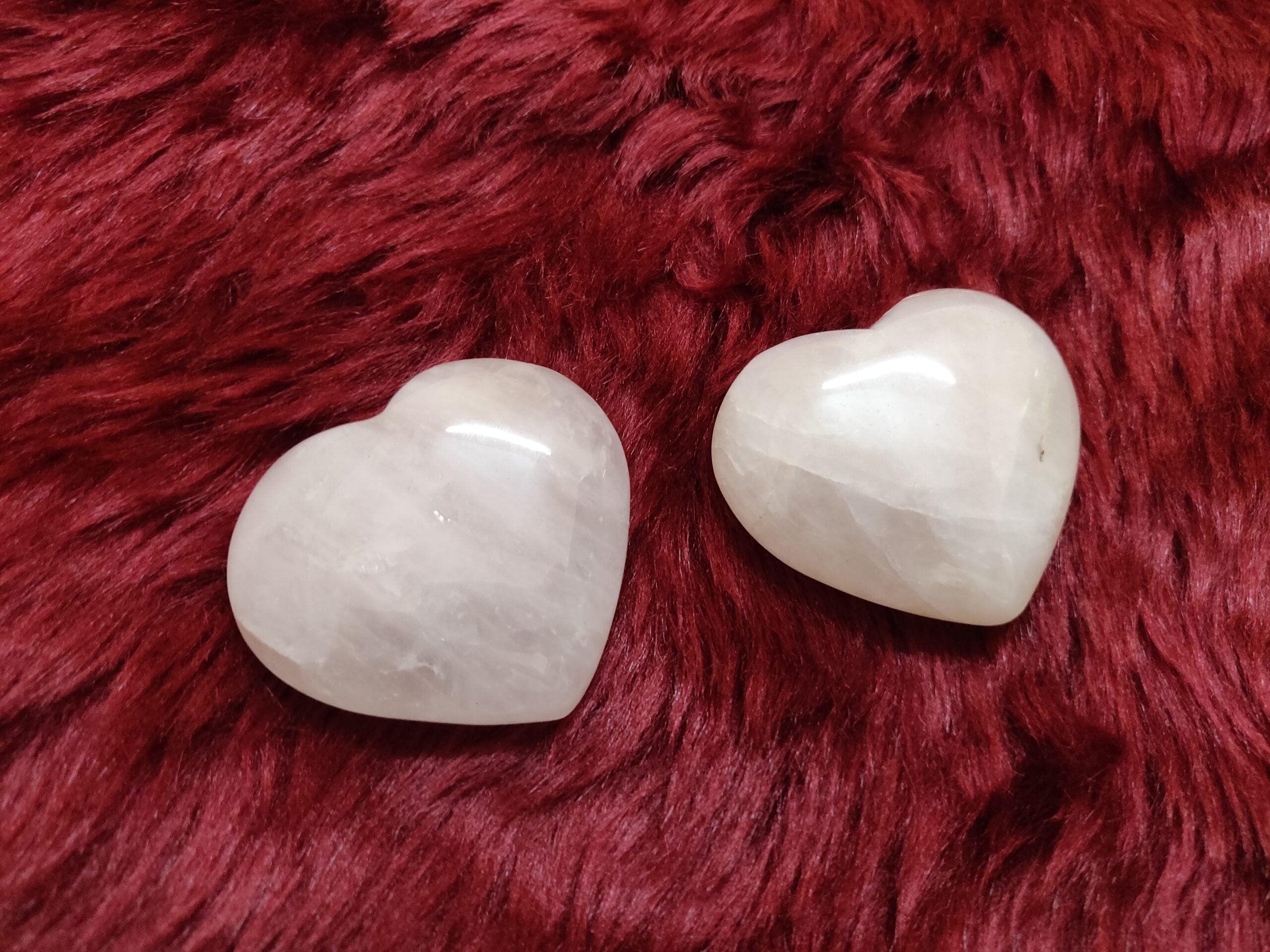 Rose Quartz Heart Shaped Tumble Stone