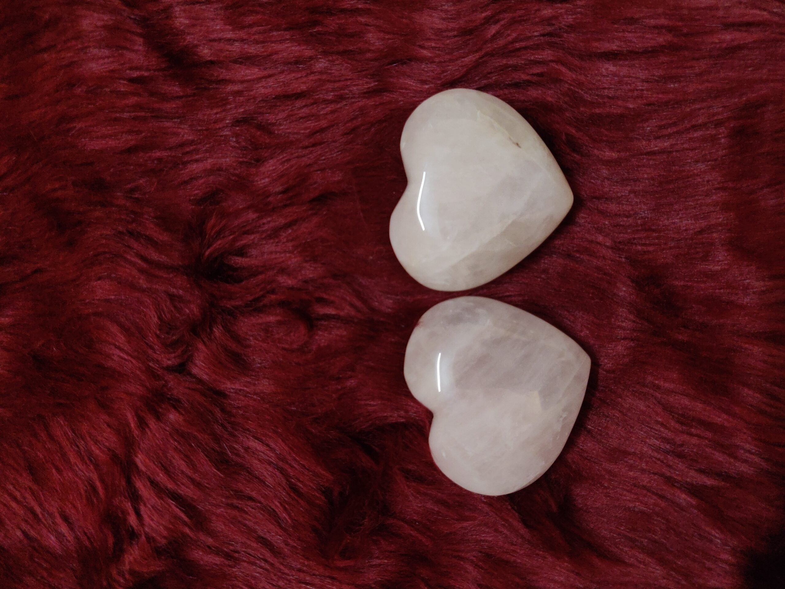 Rose Quartz Heart Shaped Tumble Stone