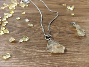 Citrine Tumble Pendant