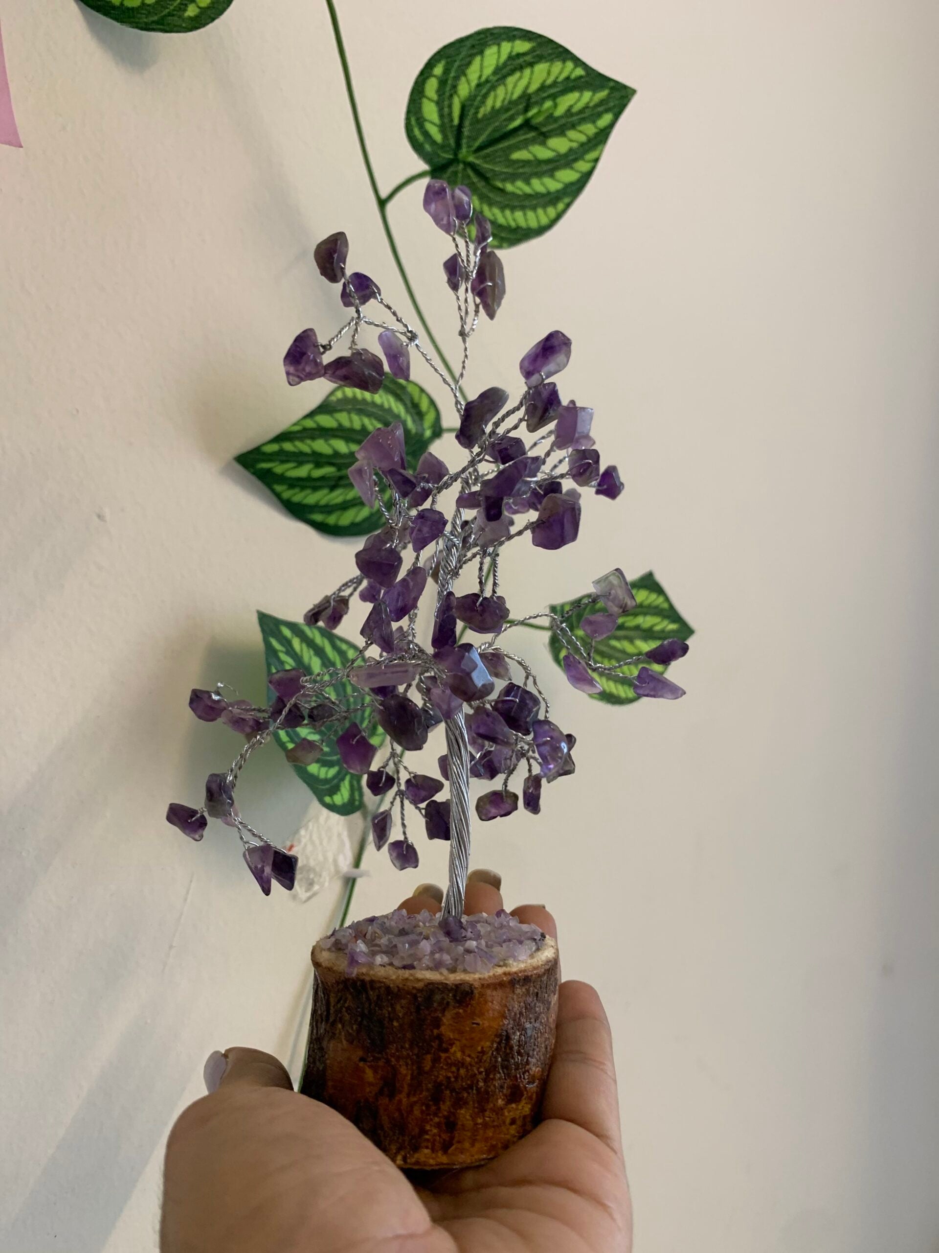 Amethyst Crystal Tree for a Peaceful , Abundant Home