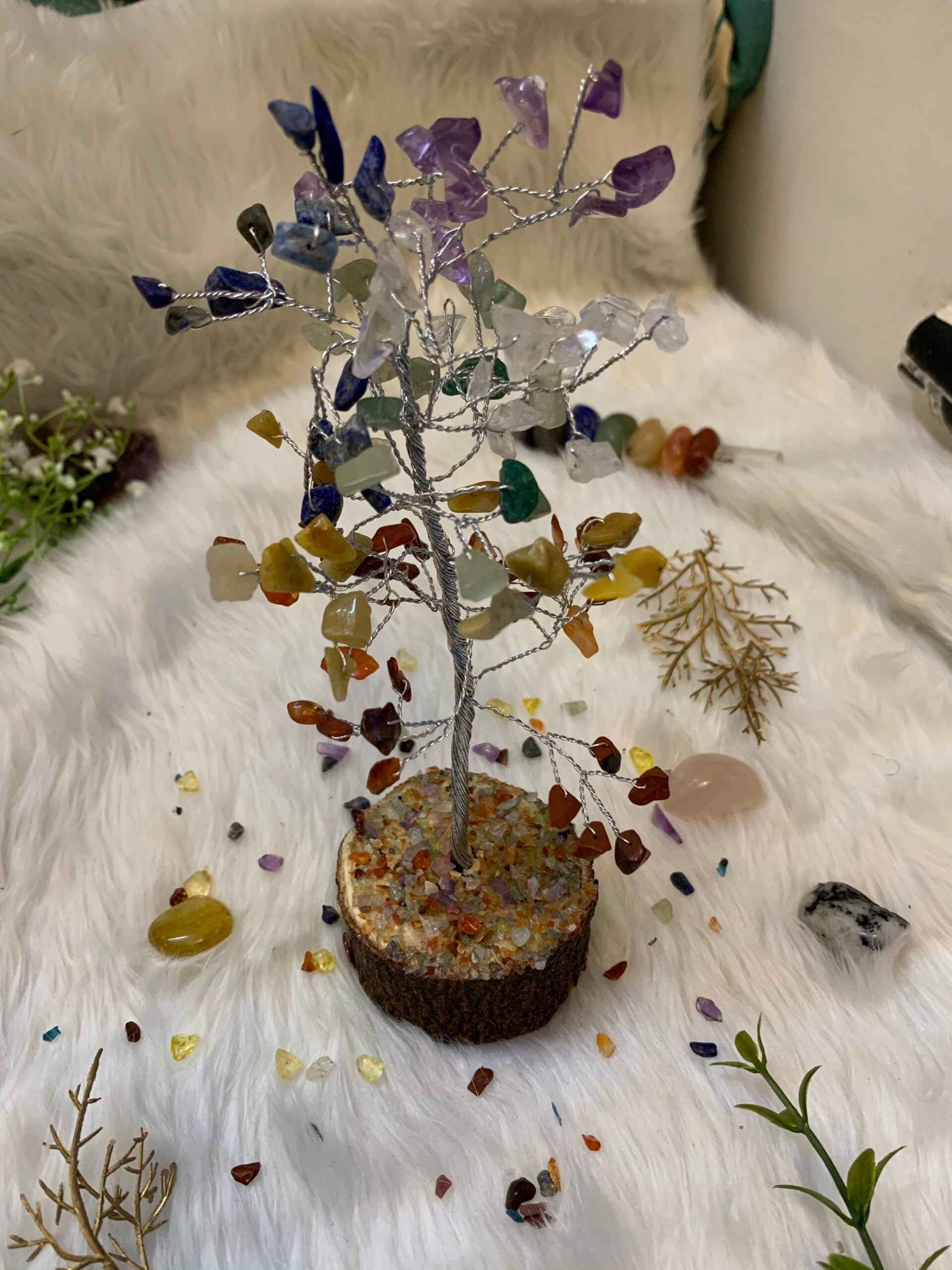 Seven Chakra Crystal Tree for Chakra Healing