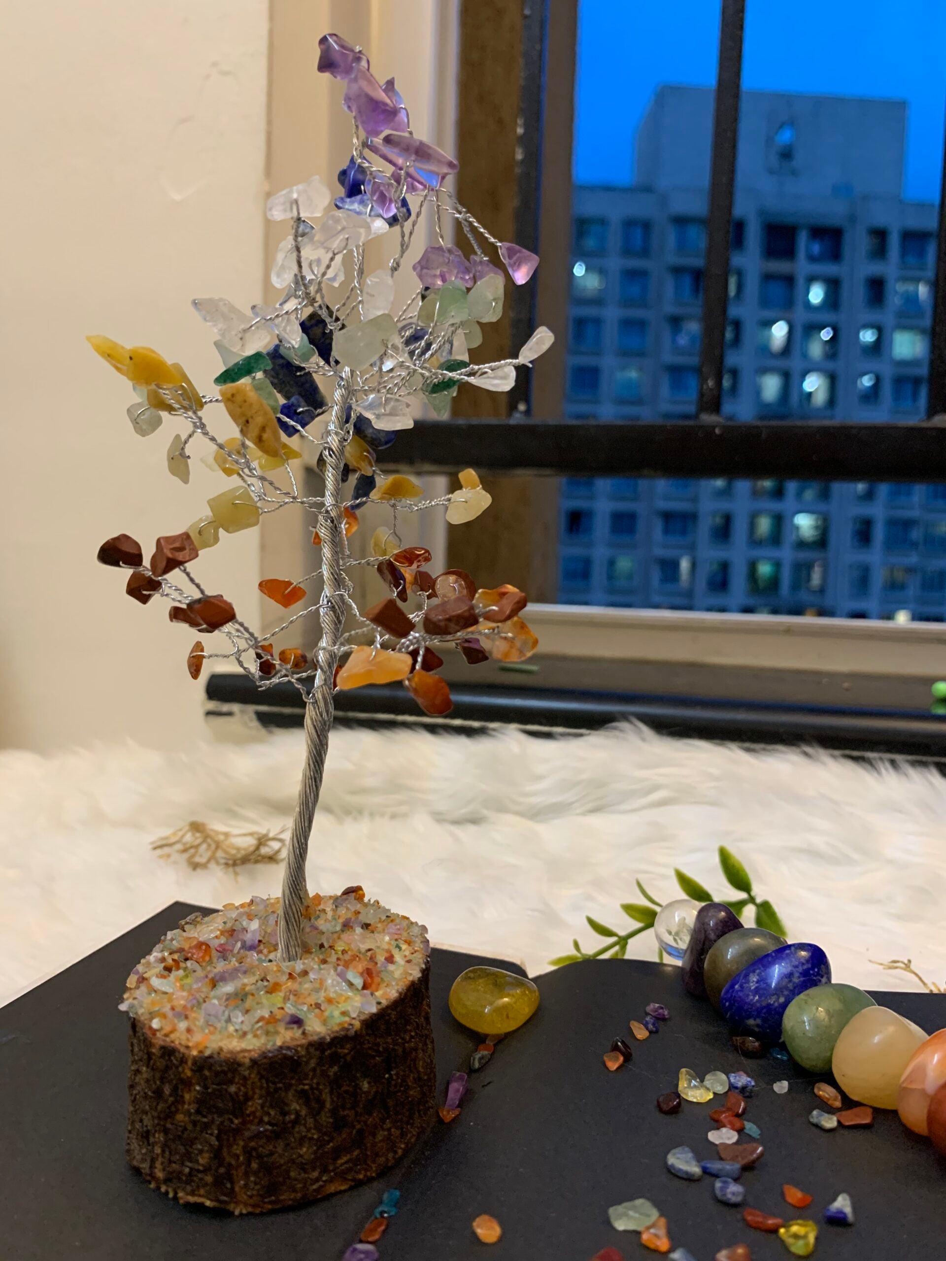 Seven Chakra Crystal Tree for Chakra Healing